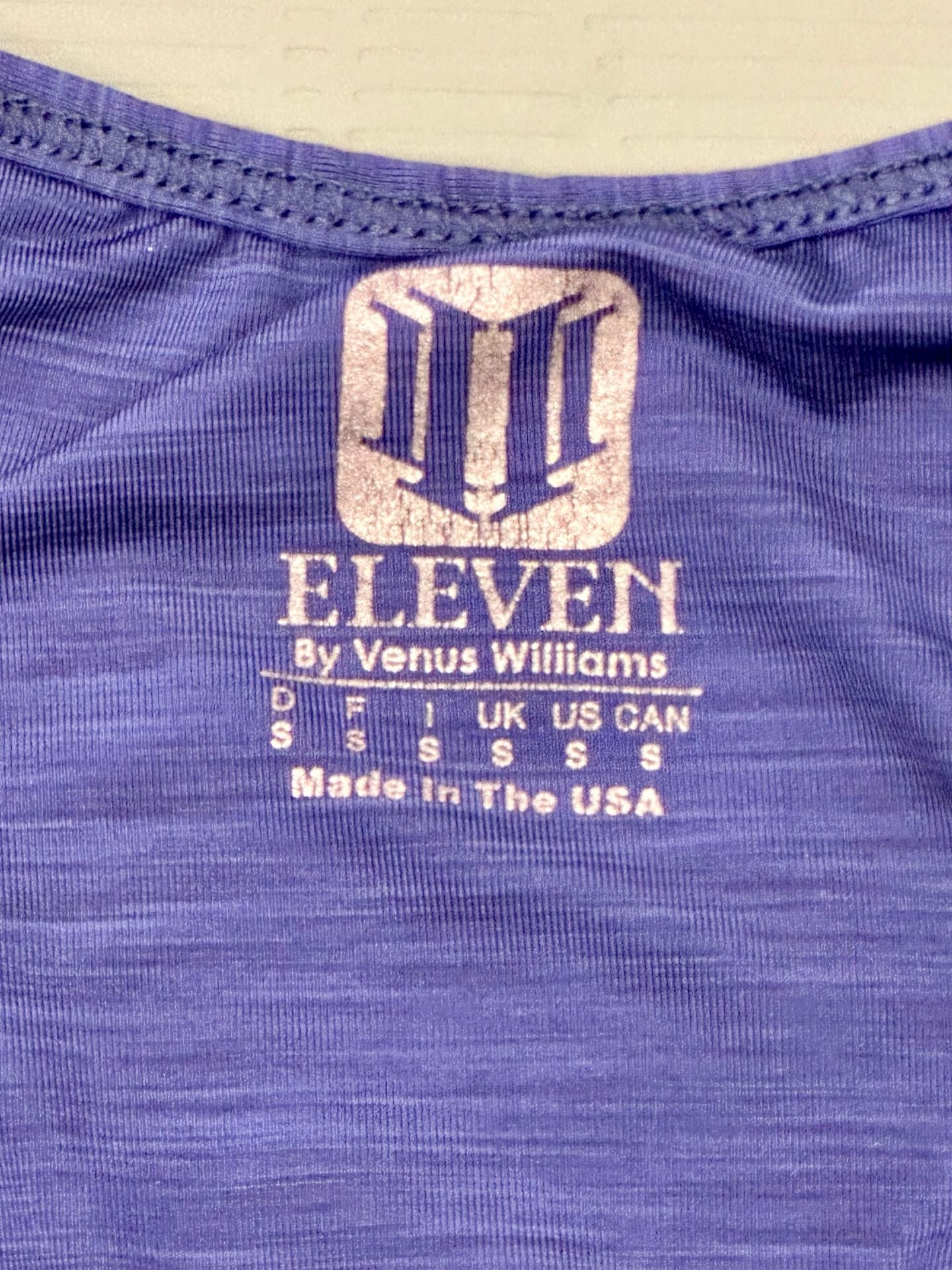 Eleven by Venus Williams Long Sleeve Athletic Shirt Blue Size S 4