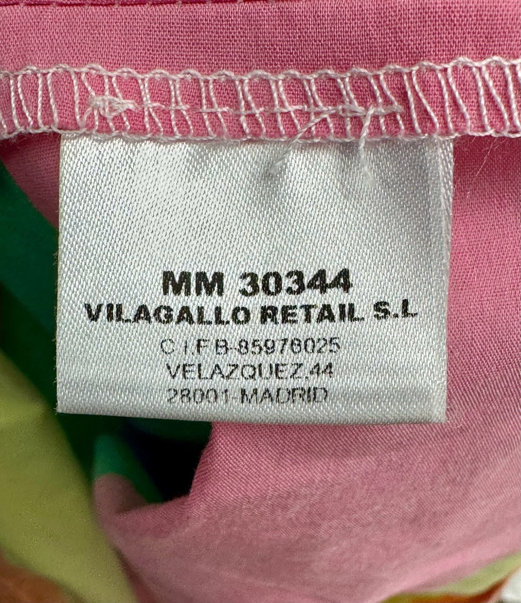 Vilagallo Multi-Color Striped Sleeveless Cotton Polo Dress 5