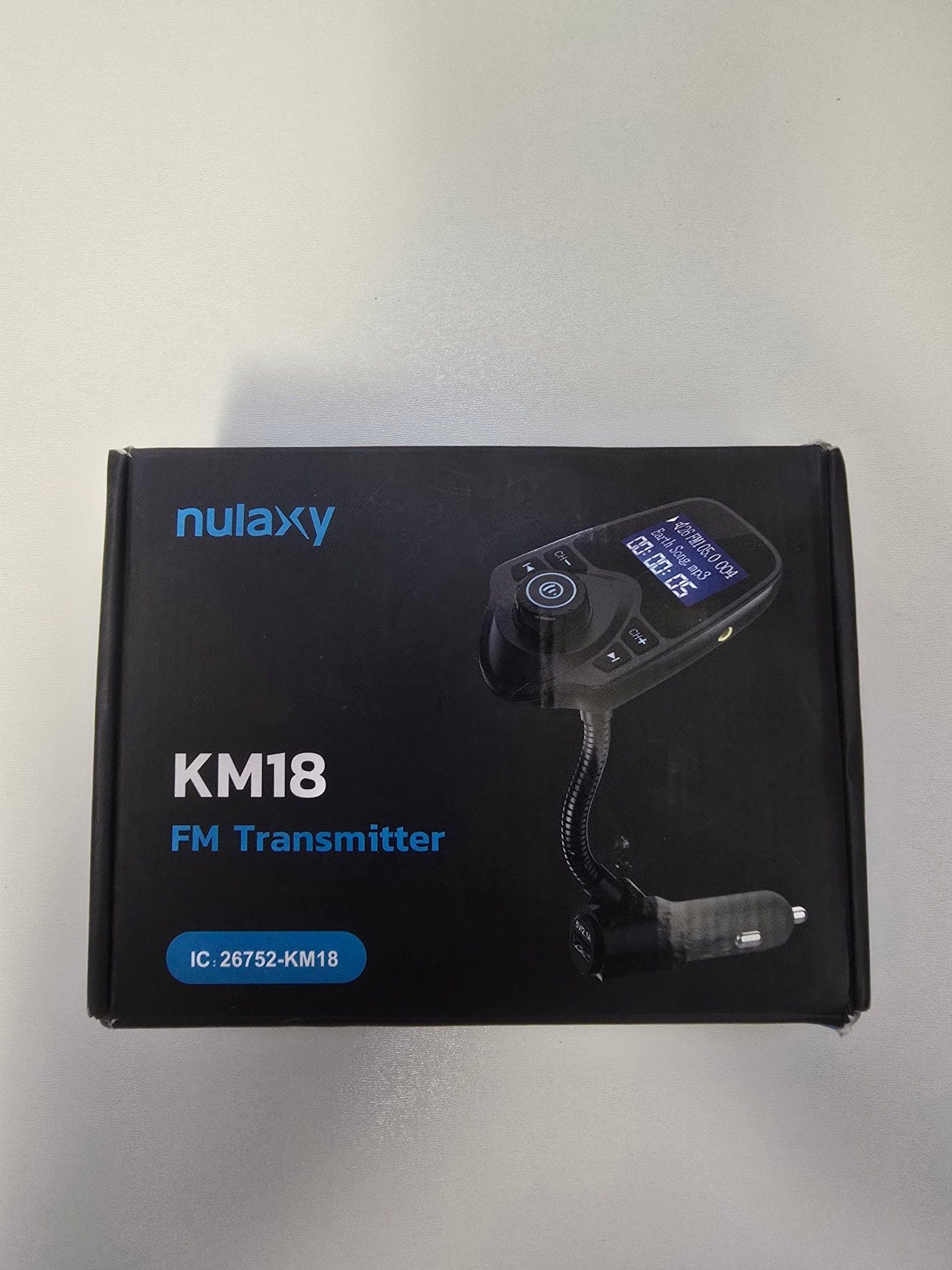 Nulaxy KM18 Wireless In-Car Bluetooth FM Transmitter 1