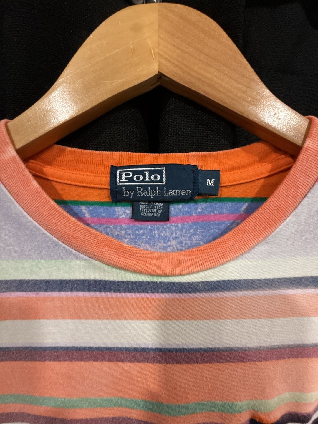 Polo by Ralph Lauren Multicolor Striped Pocket T-Shirt Medium 4