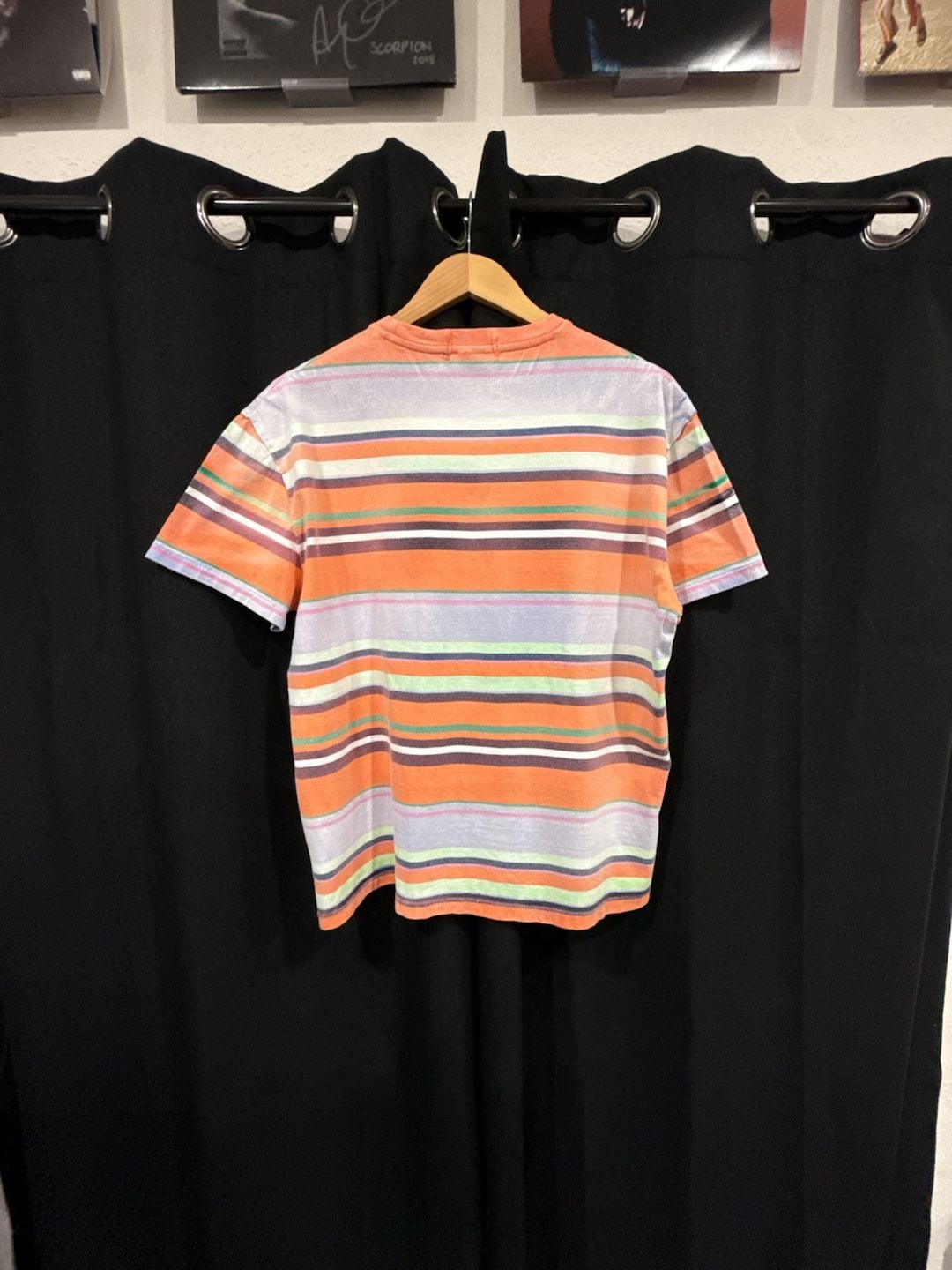 Polo by Ralph Lauren Multicolor Striped Pocket T-Shirt Medium 5