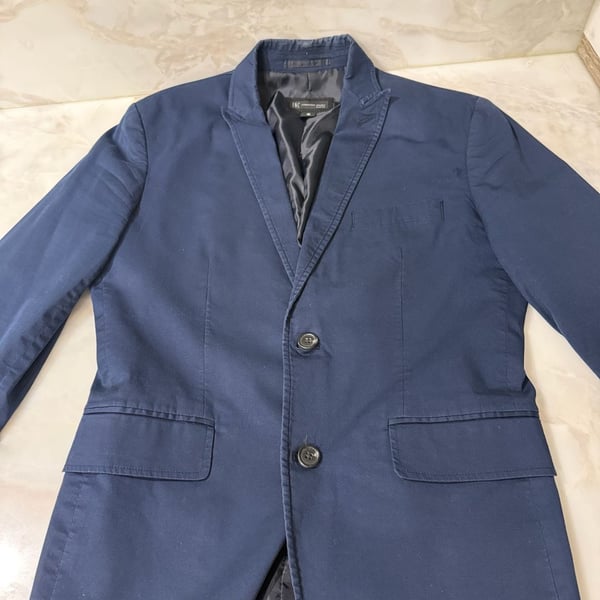 INC International Concepts Slim Fit Blue Suit Jacket Blazer and Pants Set