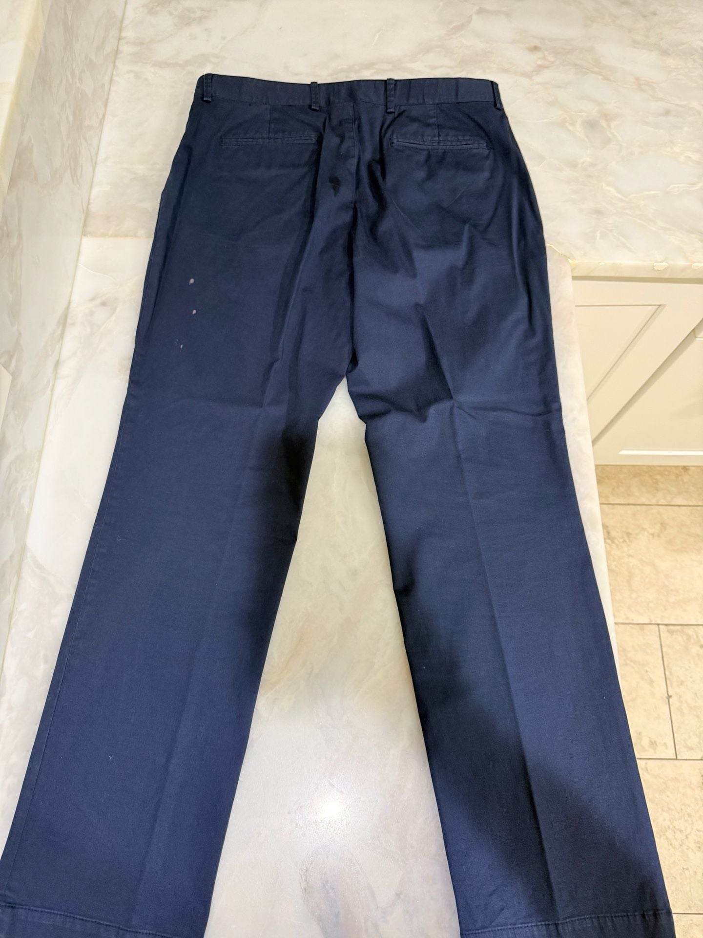 INC International Concepts Slim Fit Blue Suit Jacket Blazer and Pants Set 9