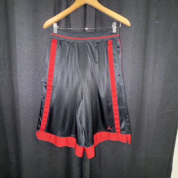 Jordan Franchise Shimmer Basketball Shorts Black Gym Red