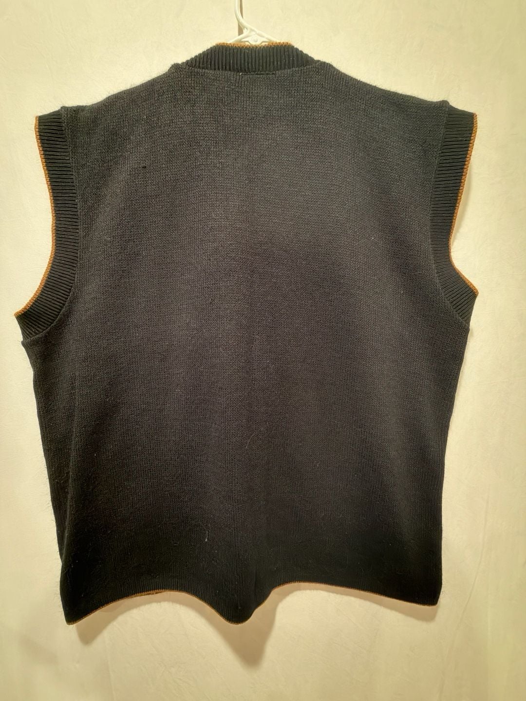 Basic Editions Plus Vintage Autumn Fall Thanksgiving Sweater Vest 2X 7
