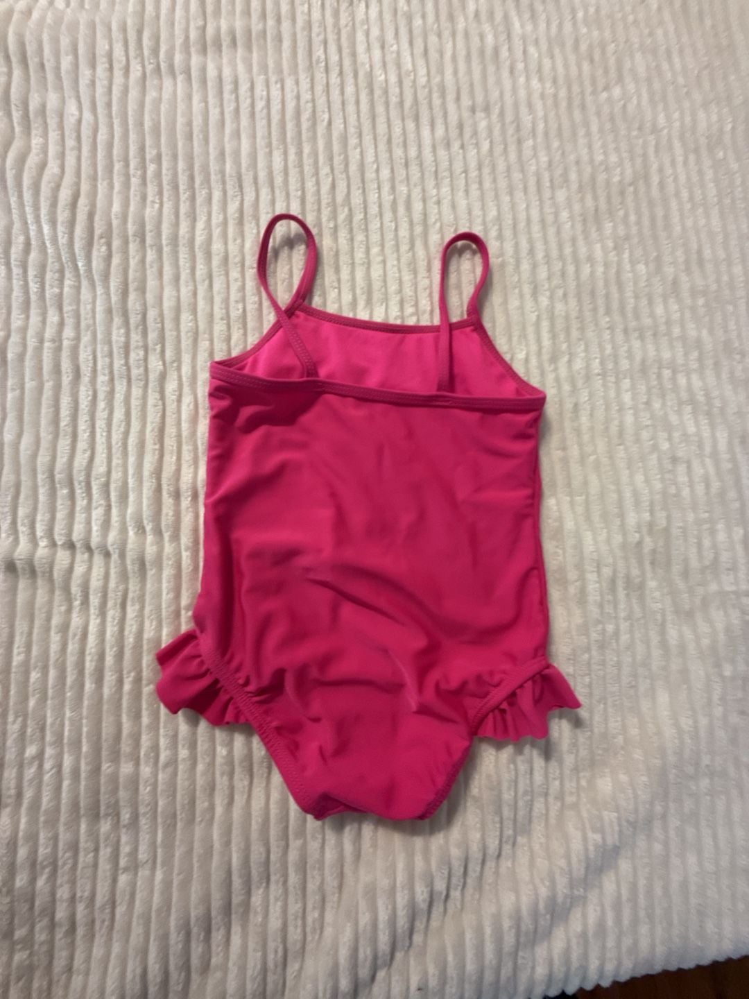 Wonder Nation Pink Ruffle One Piece Swimsuit 3T 3