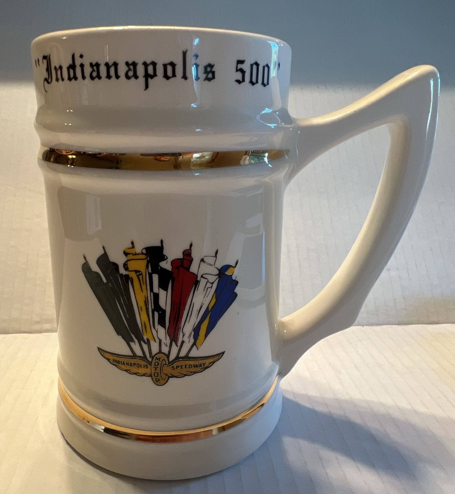 Indianapolis 500 Motor Speedway Ceramic Beer Stein Mug 1