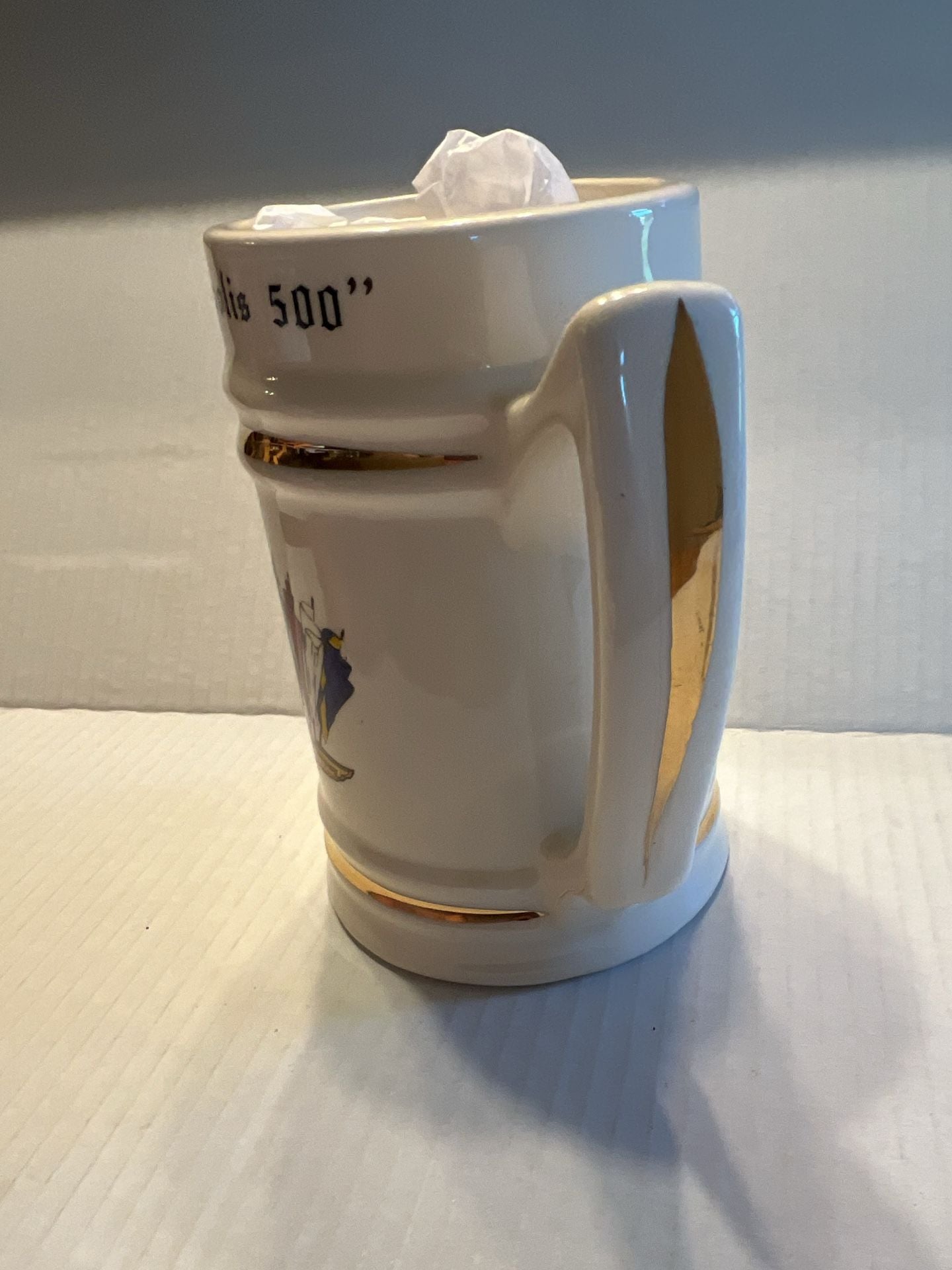 Indianapolis 500 Motor Speedway Ceramic Beer Stein Mug 4