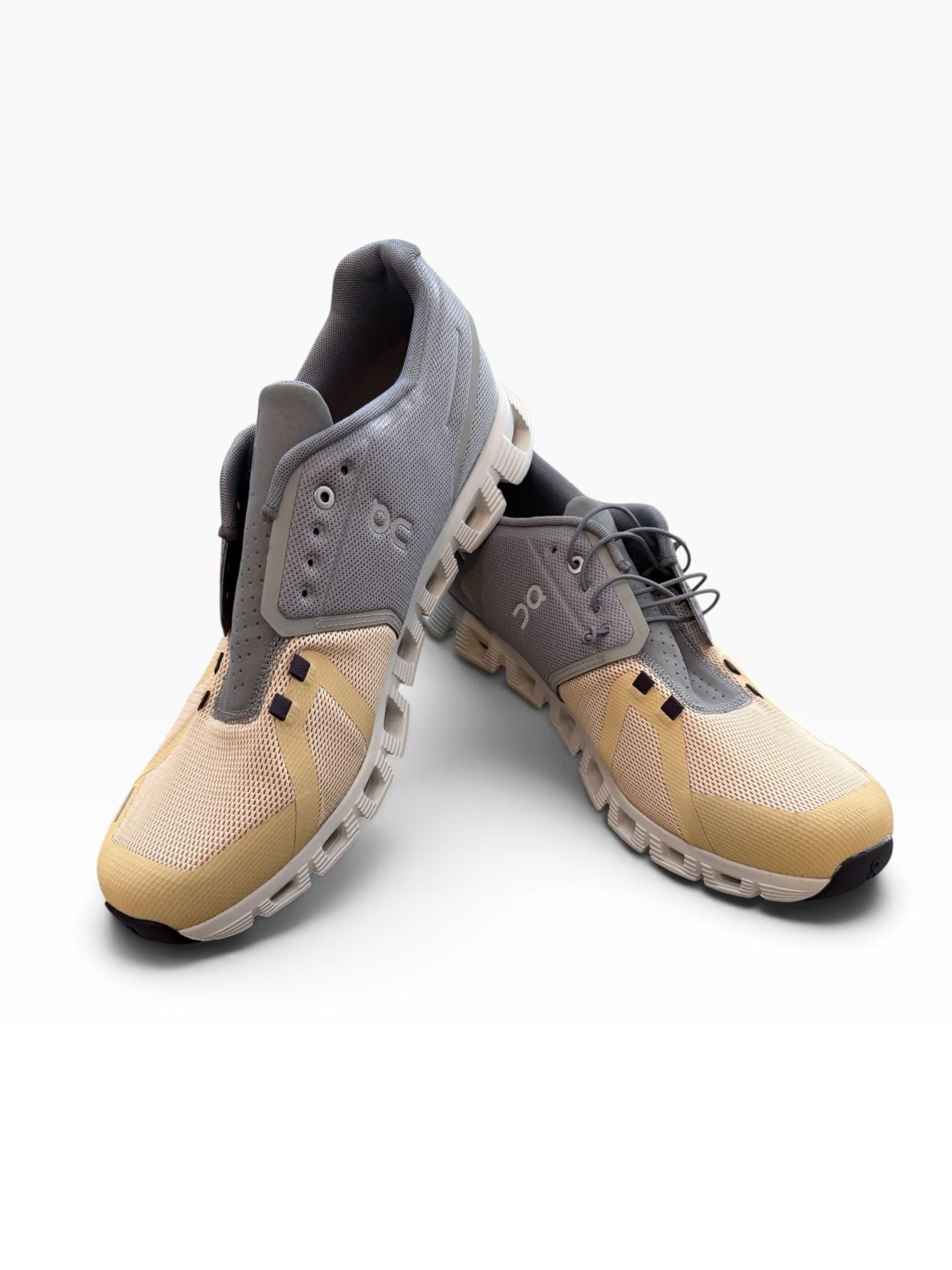 On Cloud 5 Men's Running Shoes Fog Savannah Size 14 CloudTec Sneakers 2