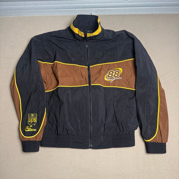 Vintage Chase Authentics Dale Jarrett 88 UPS Nascar Racing Jacket Size Small