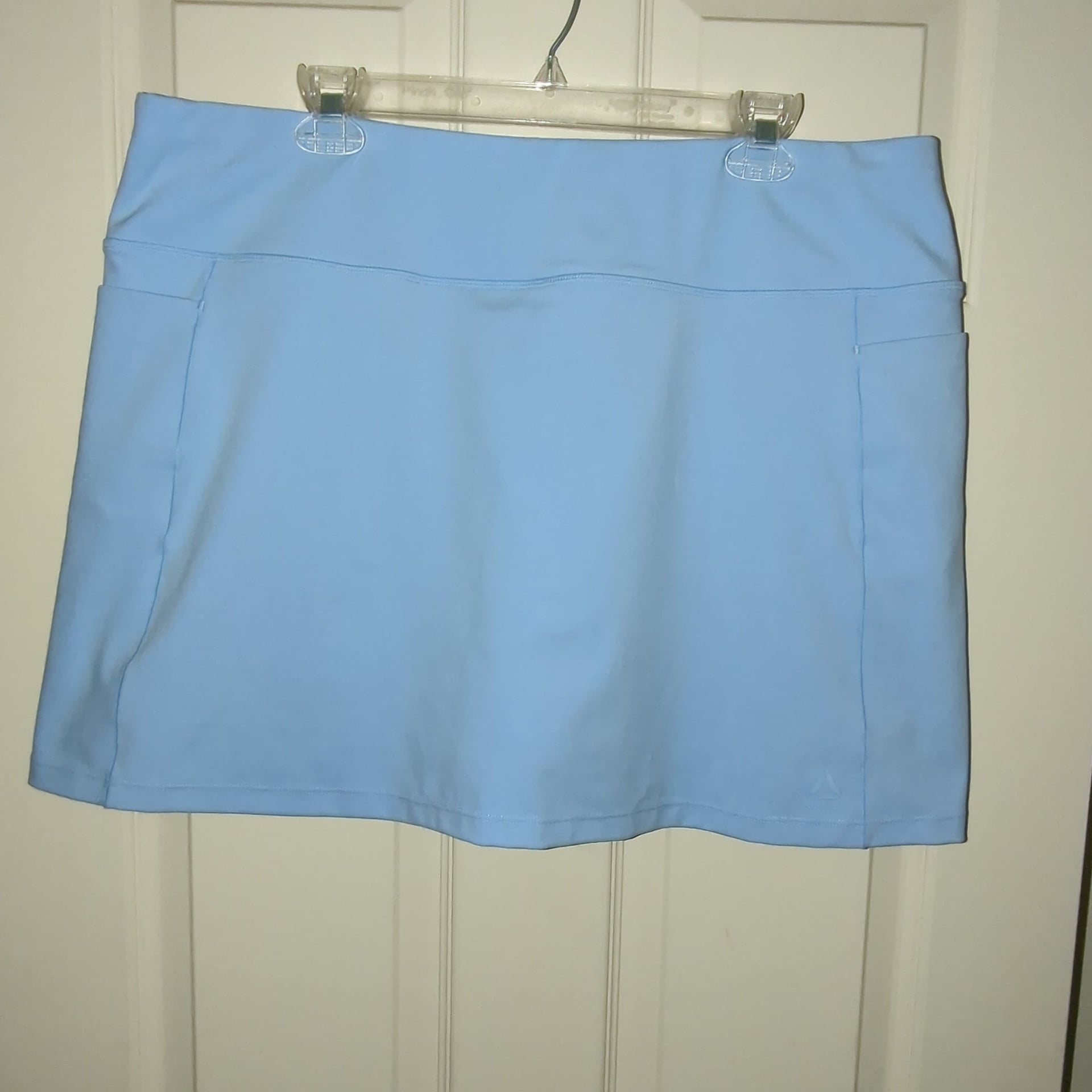 Reebok Light Blue Athletic Skort with Built-In Shorts and Pockets XXXL 2