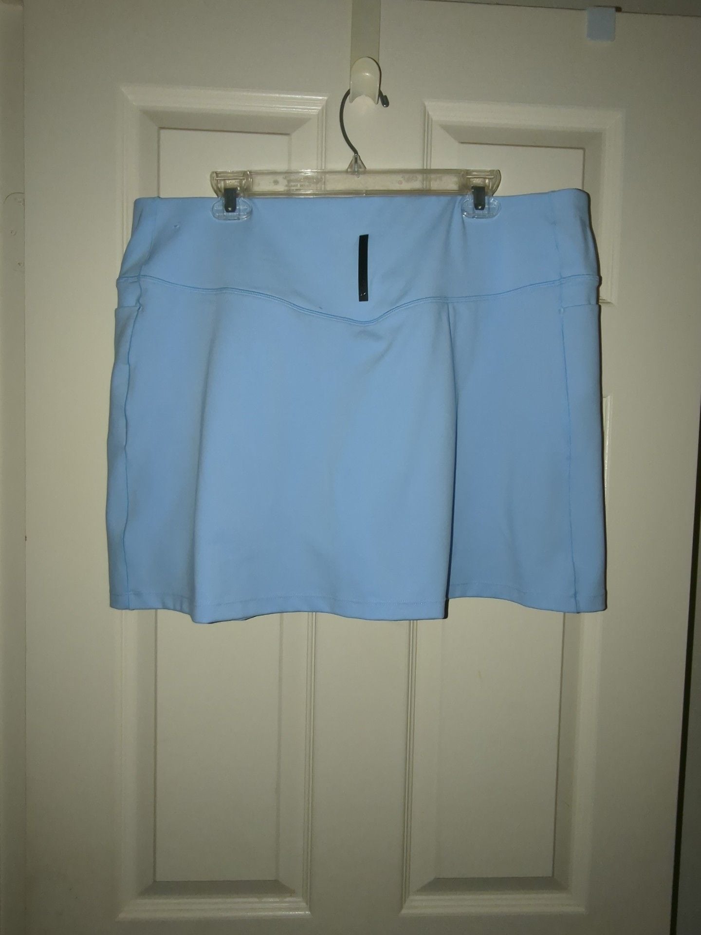 Reebok Light Blue Athletic Skort with Built-In Shorts and Pockets XXXL 3