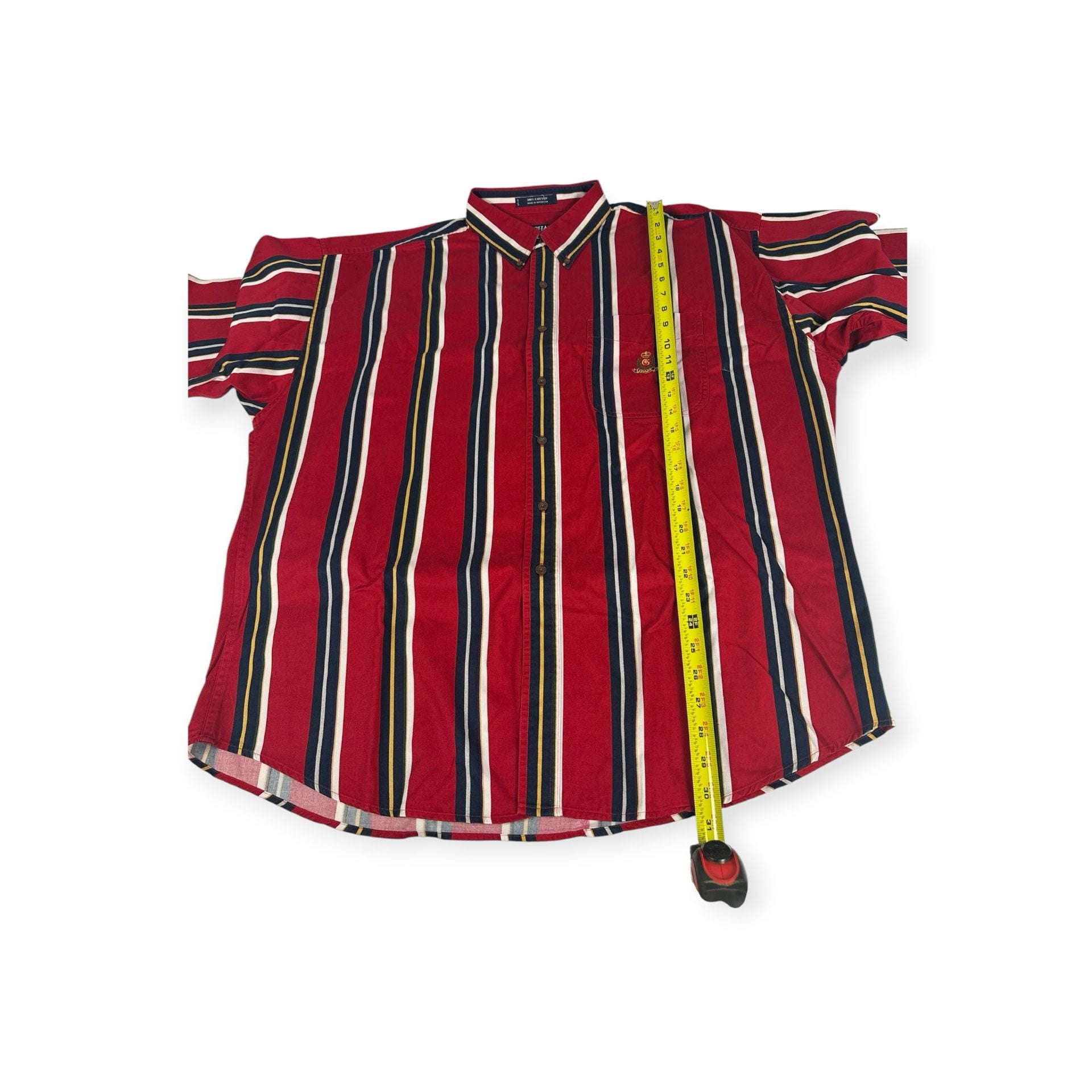 Chaps Ralph Lauren Stripe Button Shirt Mens XL 4