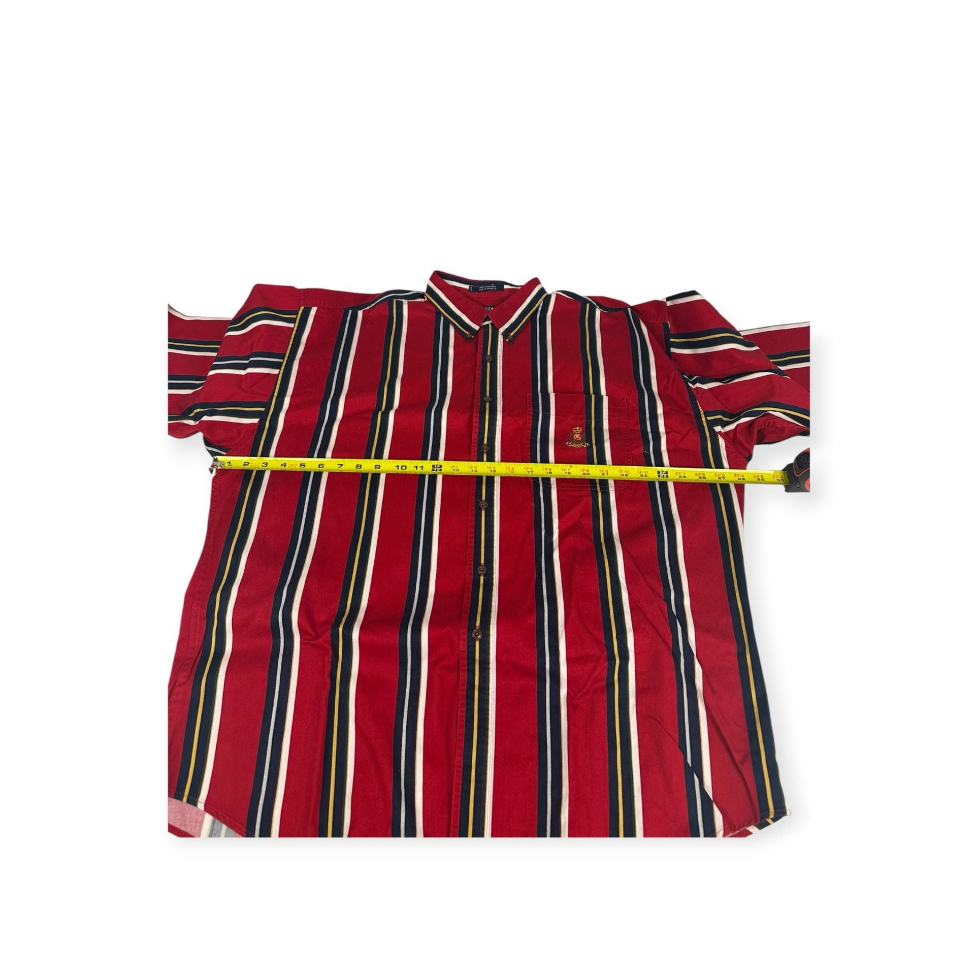 Chaps Ralph Lauren Stripe Button Shirt Mens XL 5