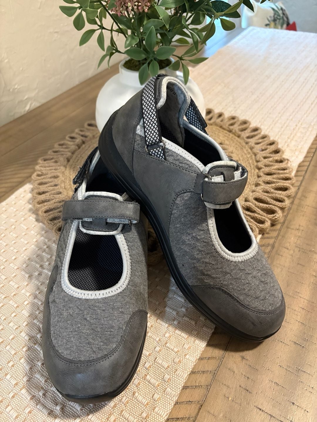 Drew Buttercup Mary Jane Sneaker Grey Combo 2