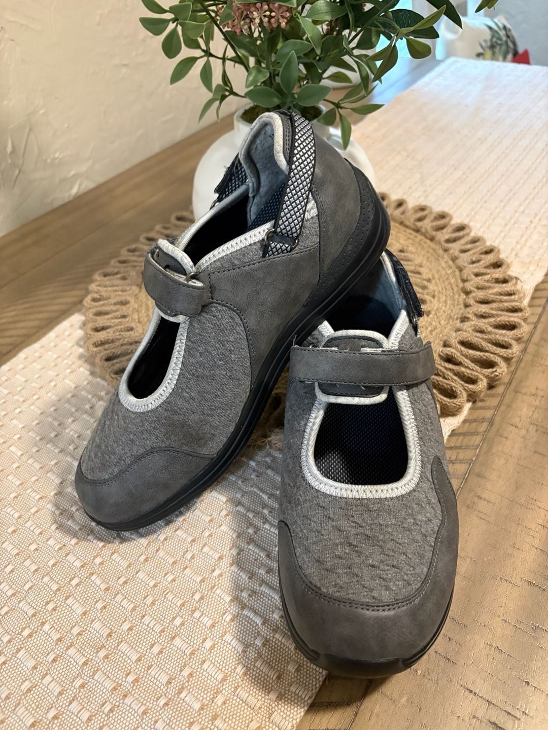 Drew Buttercup Mary Jane Sneaker Grey Combo 3