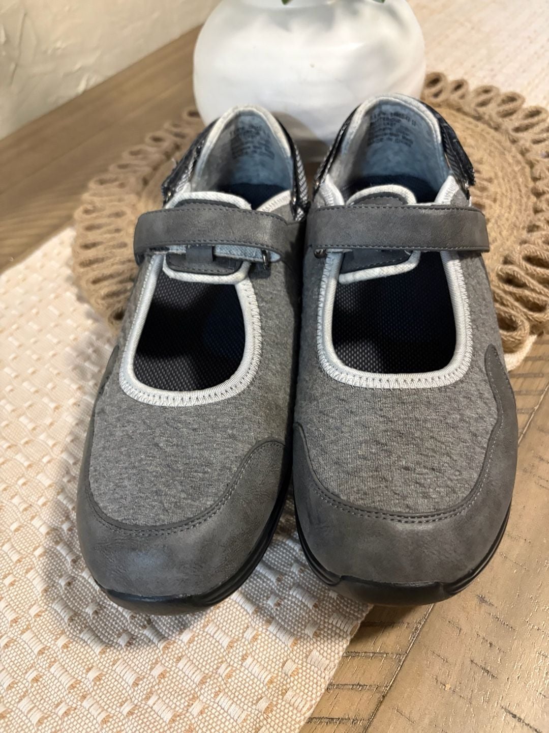 Drew Buttercup Mary Jane Sneaker Grey Combo 6