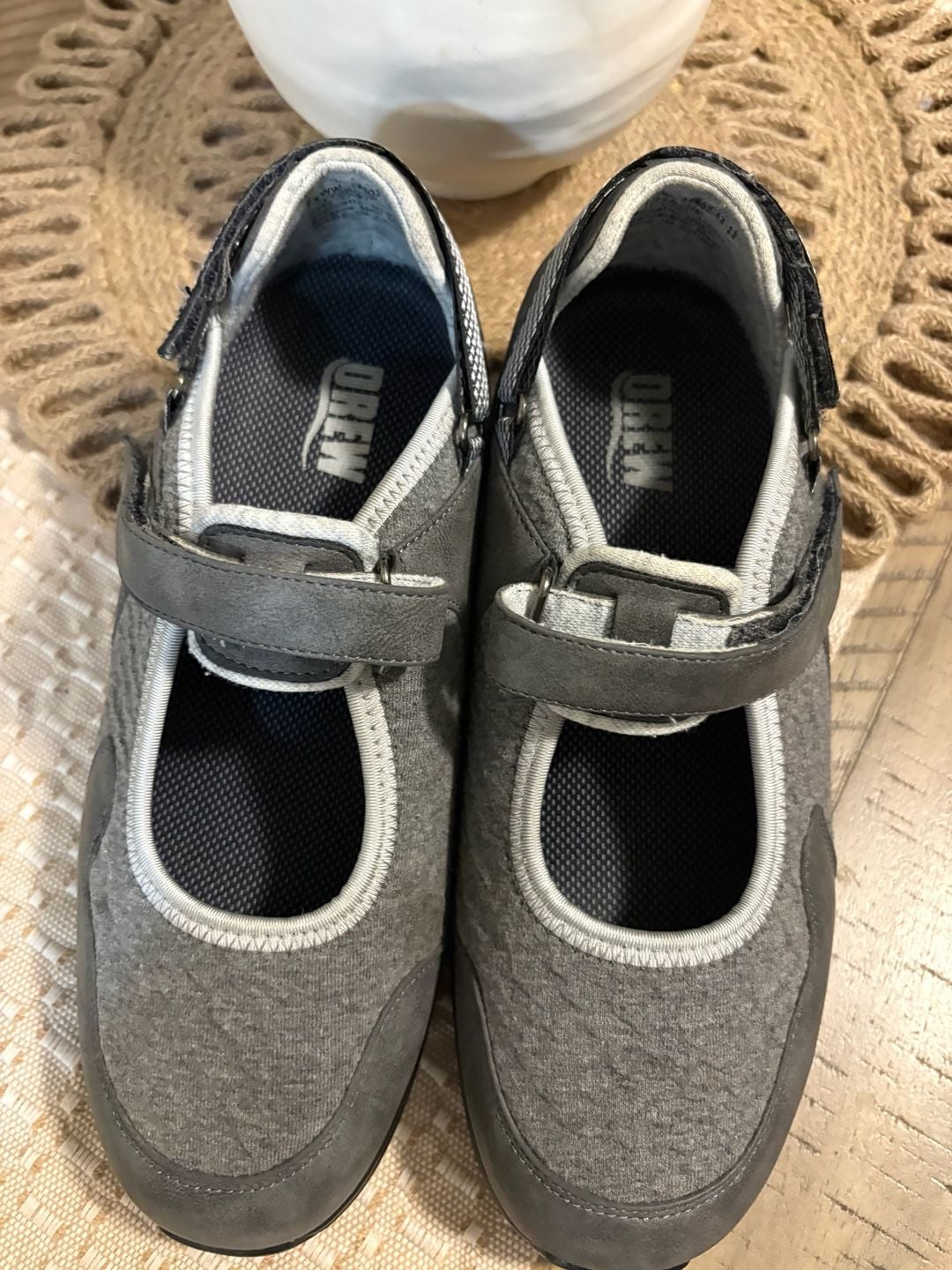 Drew Buttercup Mary Jane Sneaker Grey Combo 9