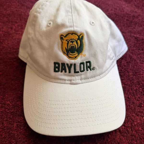 New Era Baylor University Bears 9TWENTY White Adjustable Hat