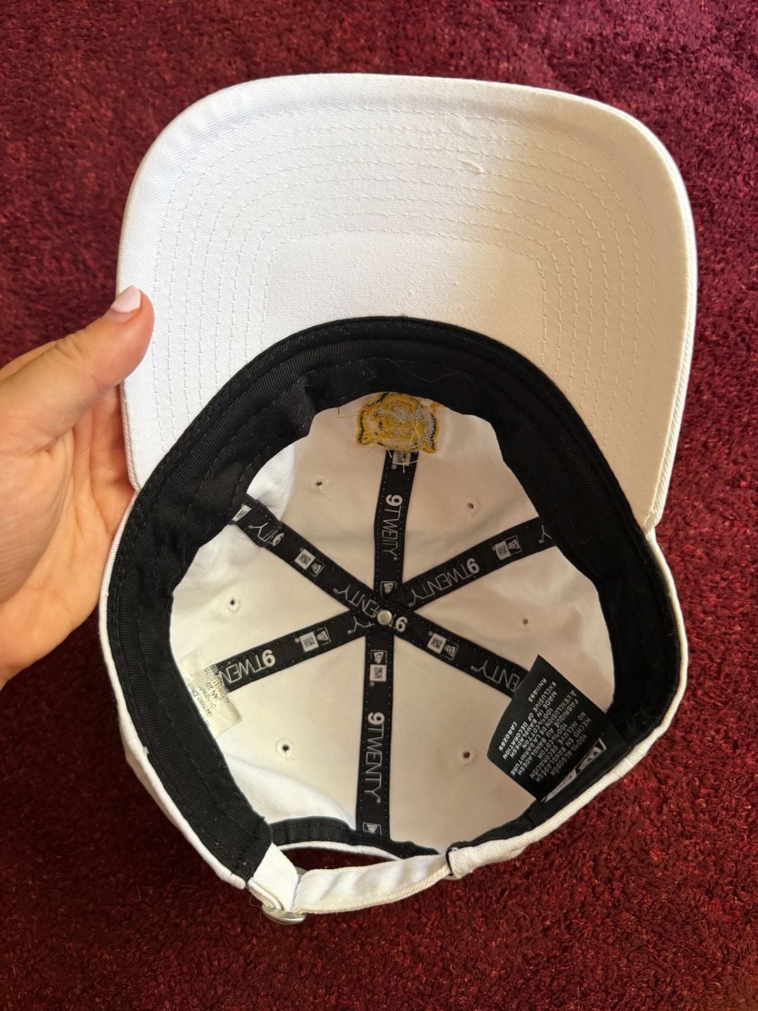 New Era Baylor University Bears 9TWENTY White Adjustable Hat 3