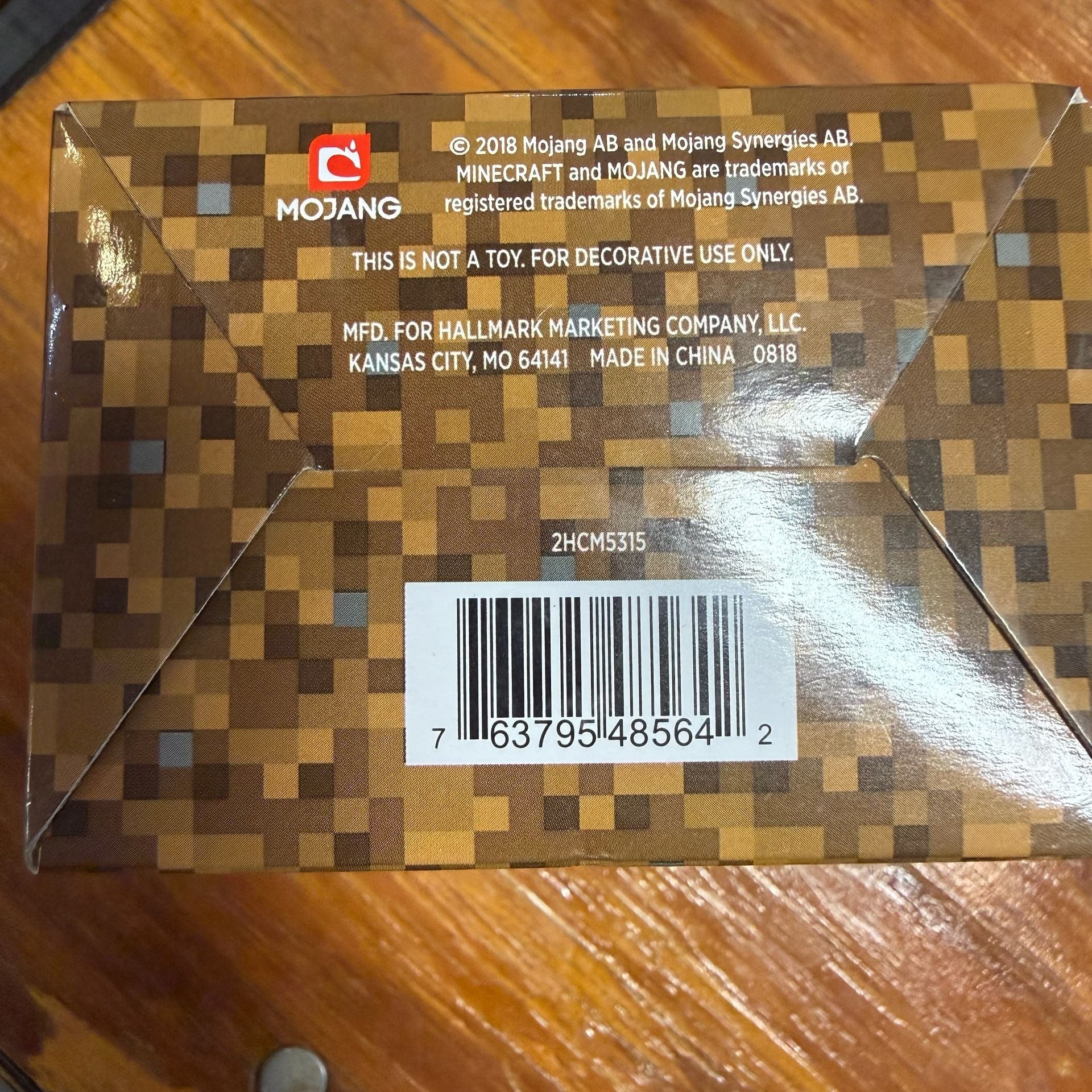 Hallmark Minecraft Creeper Christmas Tree Ornament New 2