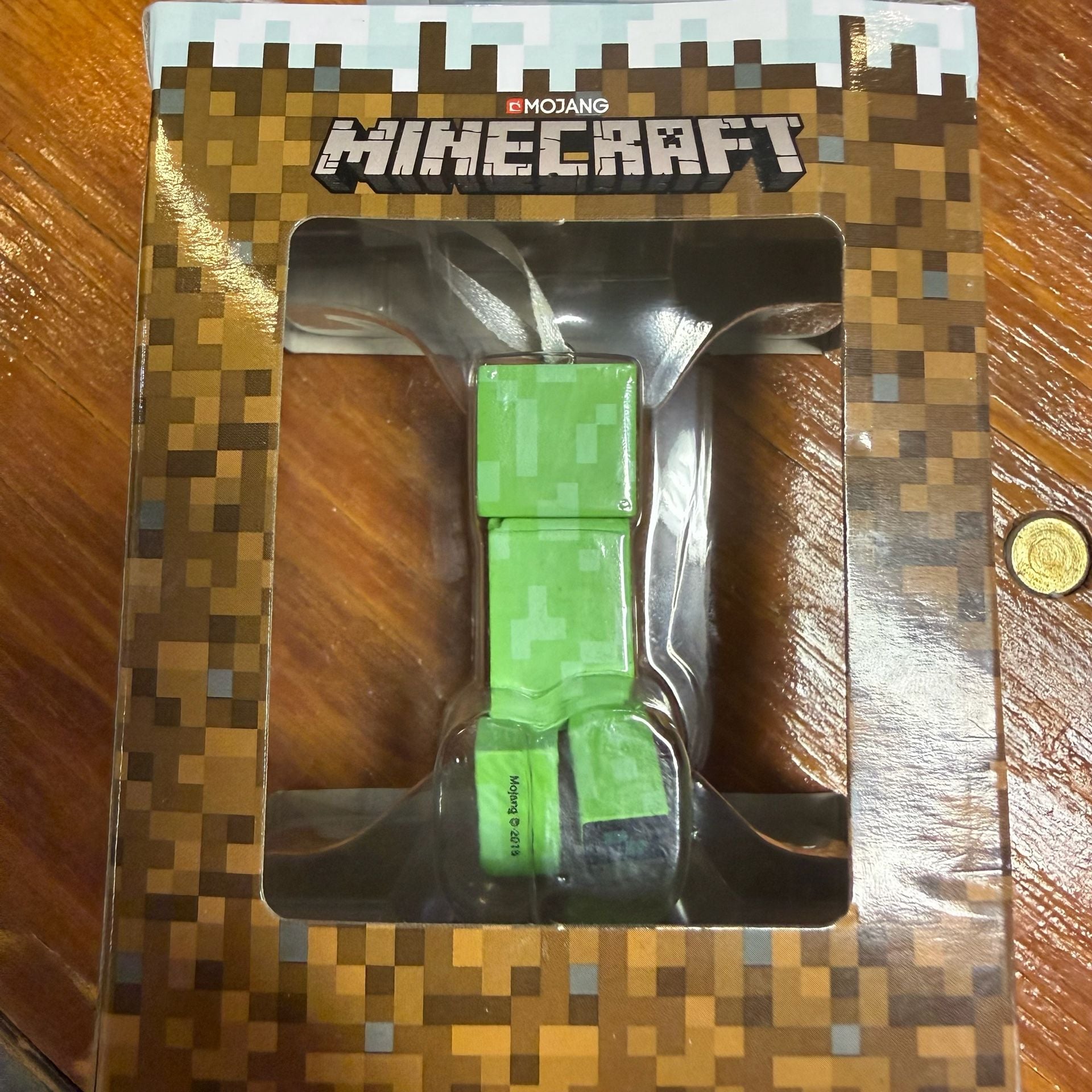 Hallmark Minecraft Creeper Christmas Tree Ornament New 3