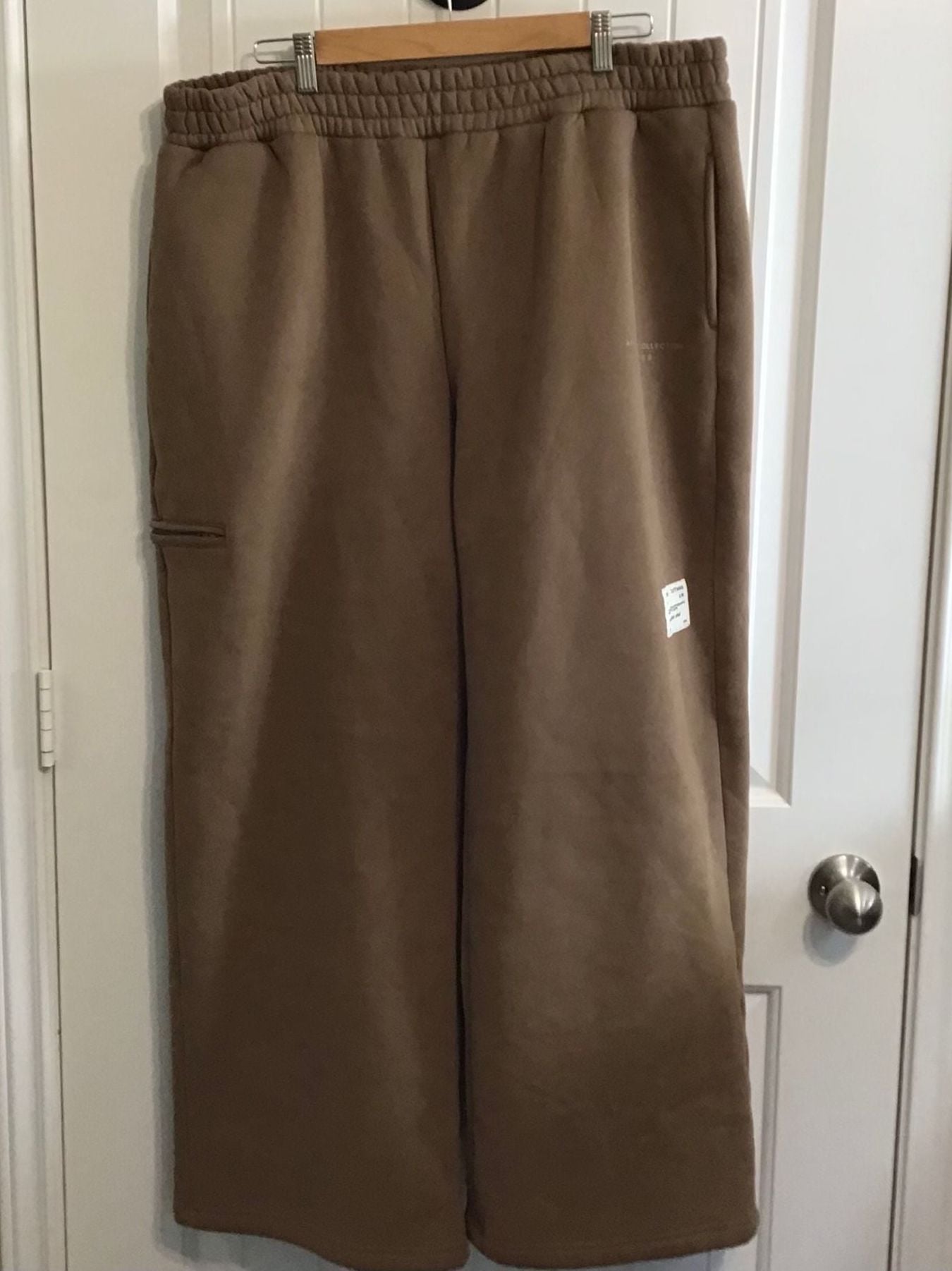 Comfrt Wide Leg Sweatpants Affirmation Collection Volume 9 Tan Brown Size 2XL 3