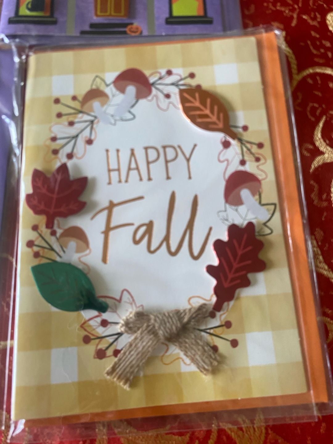 Voila Halloween Greeting Cards and Autumn Fall Greeting Cards Assortment Set 4