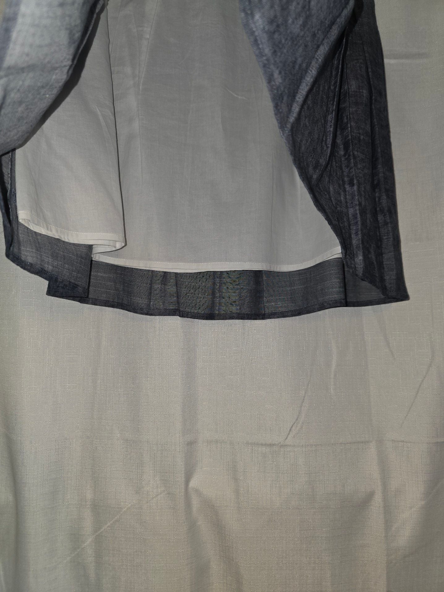 Michael Michael Kors Pleated Skirt Denim Size 8 7