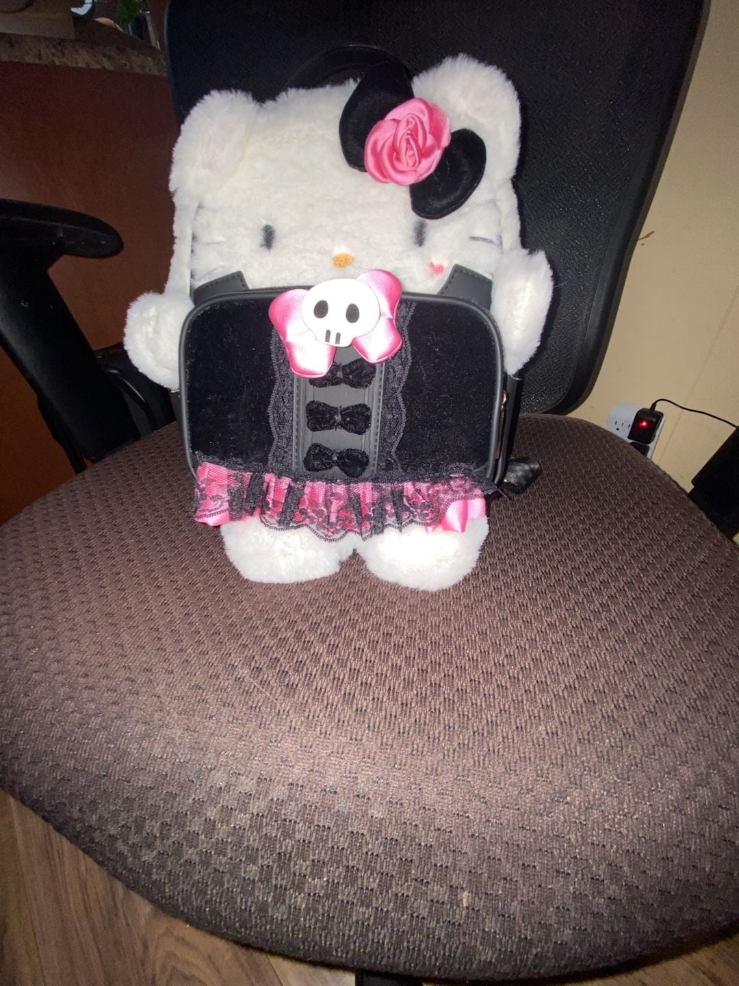 Sanrio Hello Kitty Halloween Lace Figural Plush Mini Backpack BoxLunch Exclusive 3
