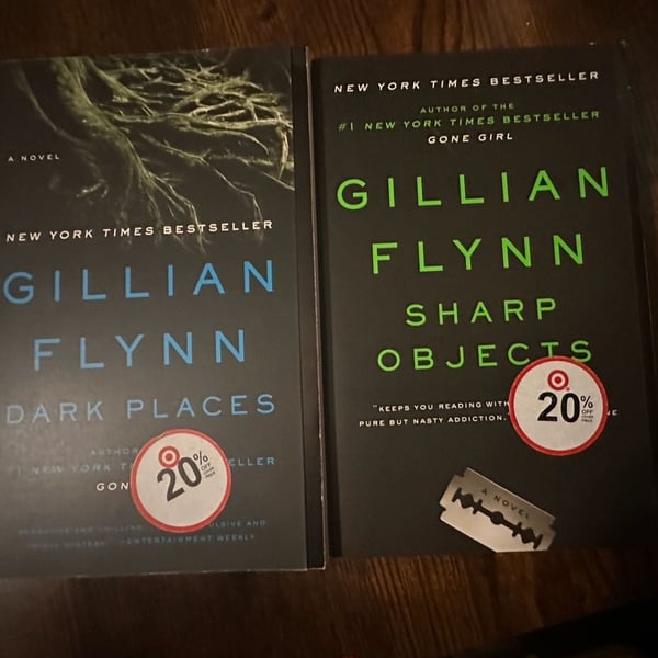 Sharp Objects and Dark Places by Gillian Flynn 2-Book Paperbacks