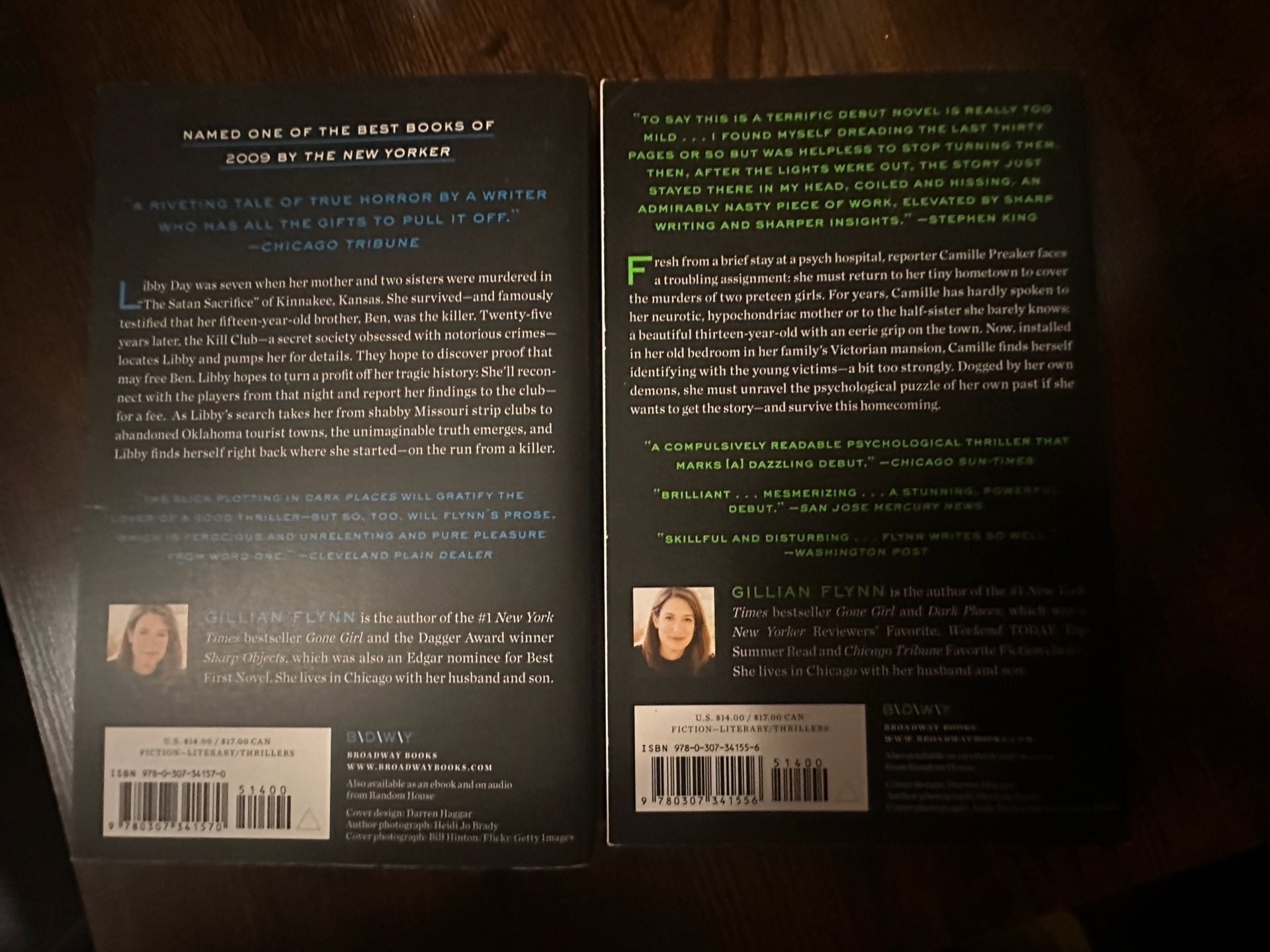 Sharp Objects and Dark Places by Gillian Flynn 2-Book Paperbacks 2
