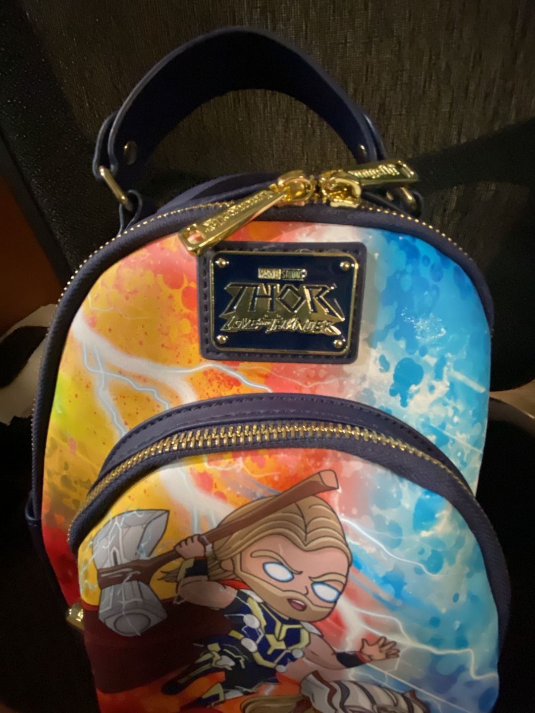 Loungefly Marvel Thor: Love and Thunder Chibi Mighty Thor & Thor Mini Backpack 2