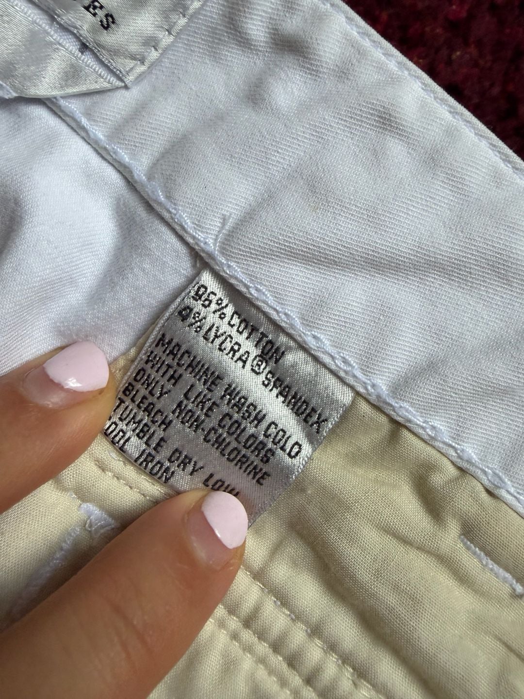 Talbots Woman Petites Stretch White Chino Shorts Size 22W 5
