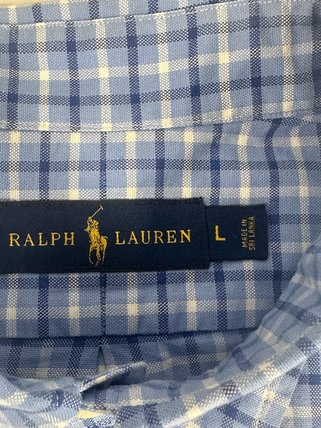Polo Ralph Lauren Plaid Button Shirt Mens L 11
