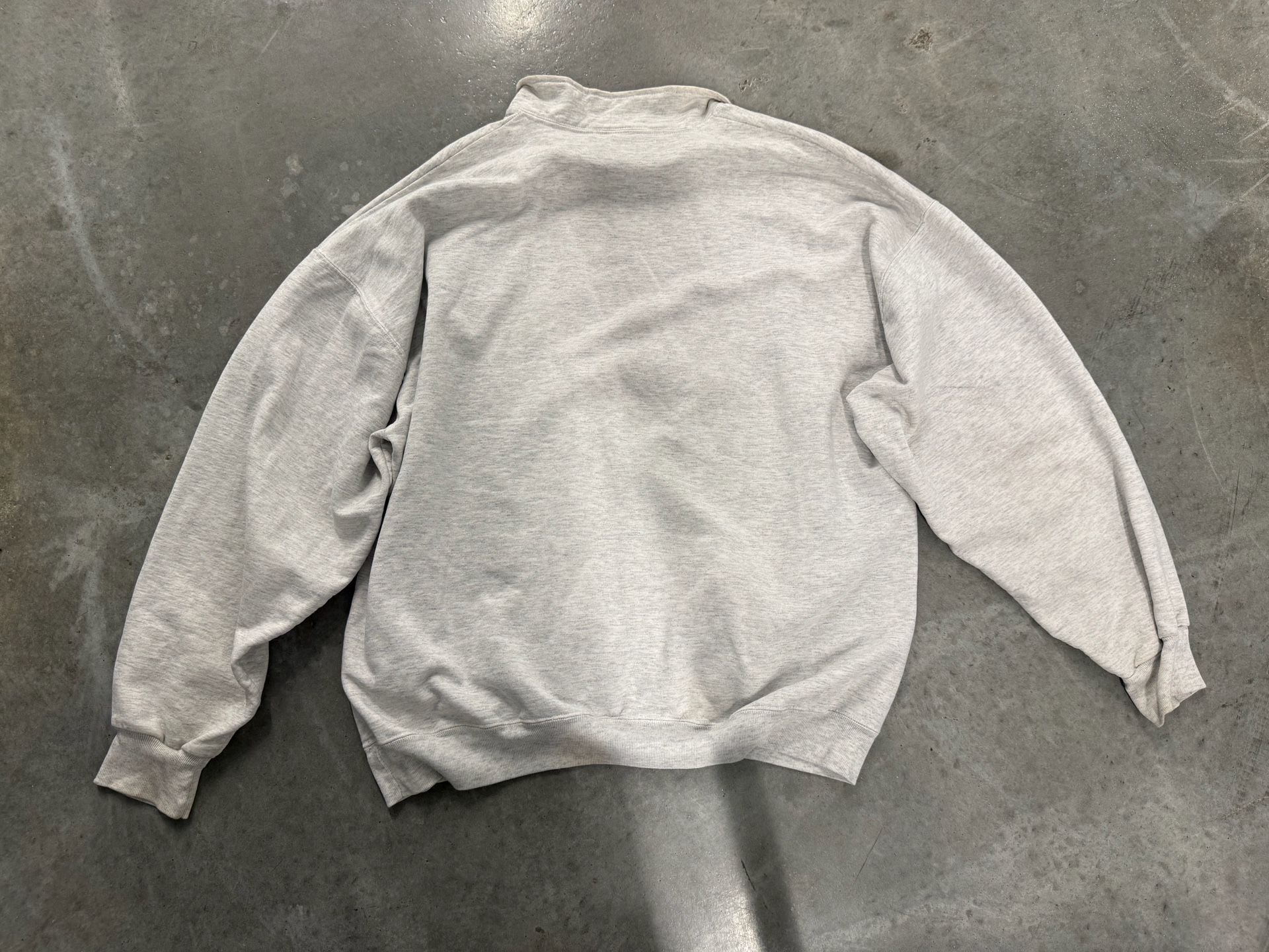 Vintage Syracuse University Collared Sweatshirt Gray Embroidered 6