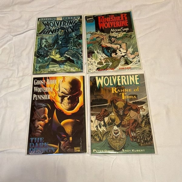 Marvel Comics Wolverine GN Lot 4 Featuring Rahne of Terra Ghost Rider
