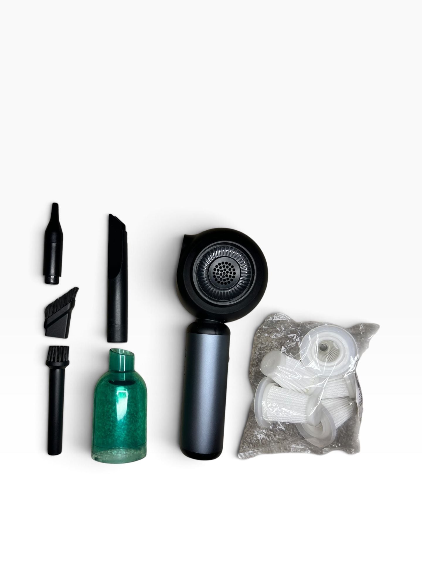 4-in-1 Cordless Handheld Vacuum and Compressed Air Duster with Brushless Motor and Attachments 11