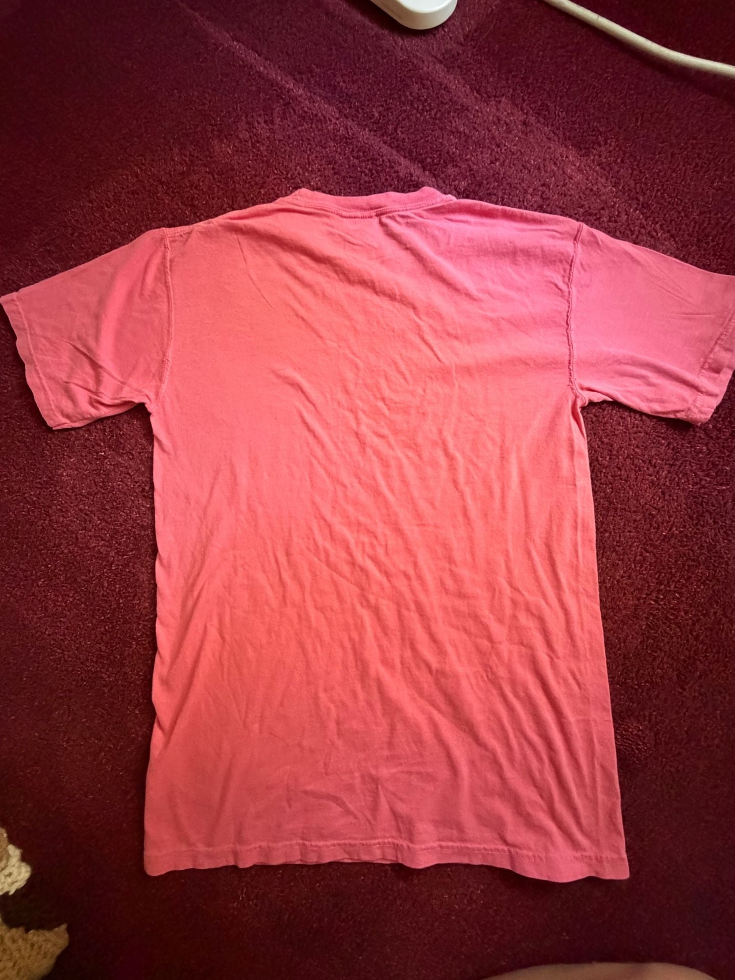 ComfortWash Pink Short Sleeve Ring Spun Cotton T-Shirt Size S 3