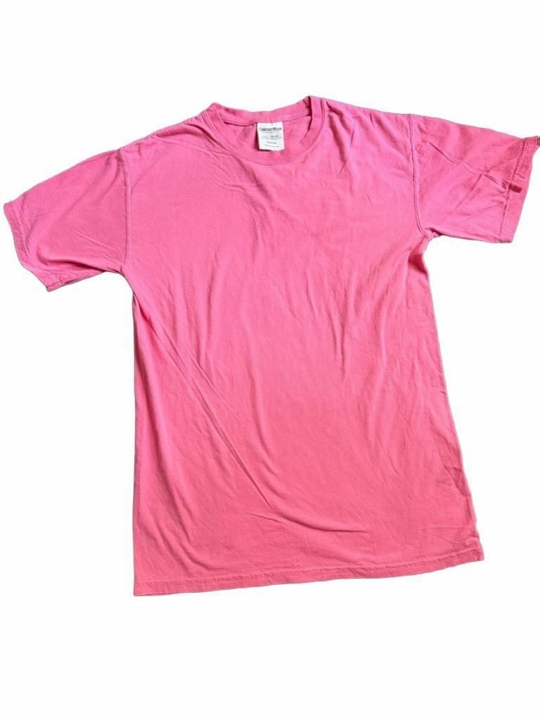 ComfortWash Pink Short Sleeve Ring Spun Cotton T-Shirt Size S 2