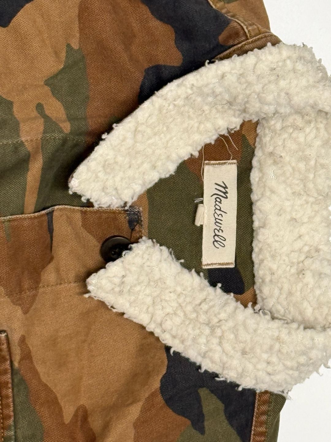 Madewell Camouflage Sherpa-Collar Utility Jacket 3