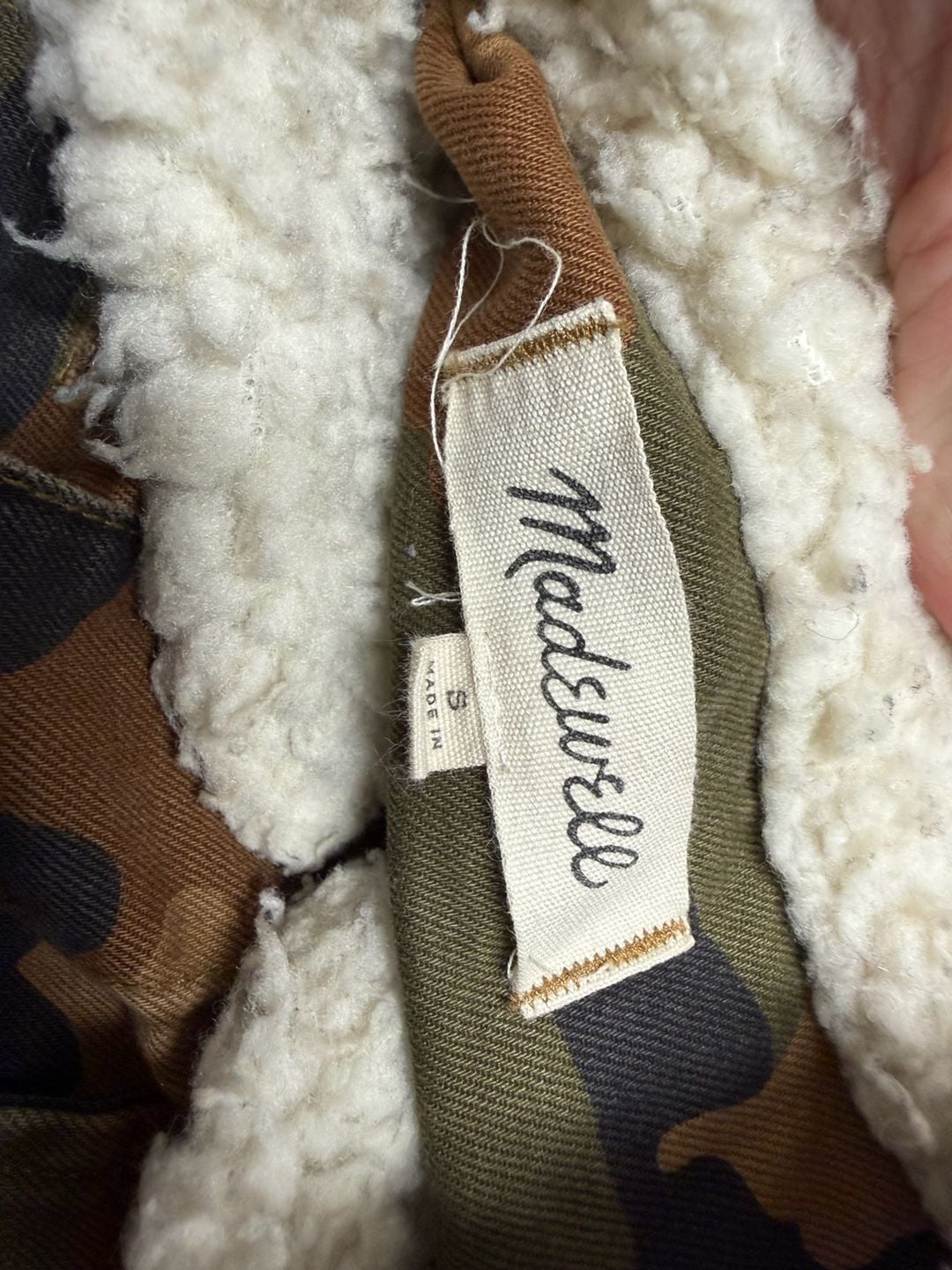Madewell Camouflage Sherpa-Collar Utility Jacket 4