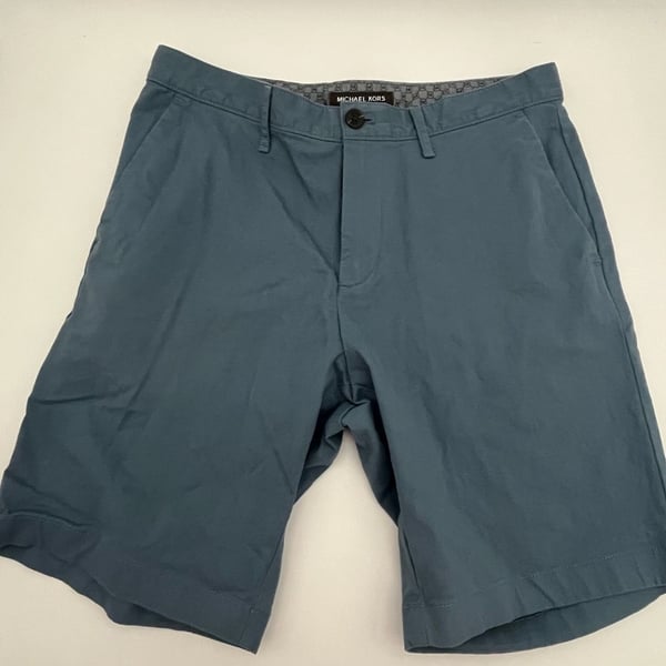 Michael Kors MK Dusty Blue Chino Shorts Men's Size 30 preppy golf country club