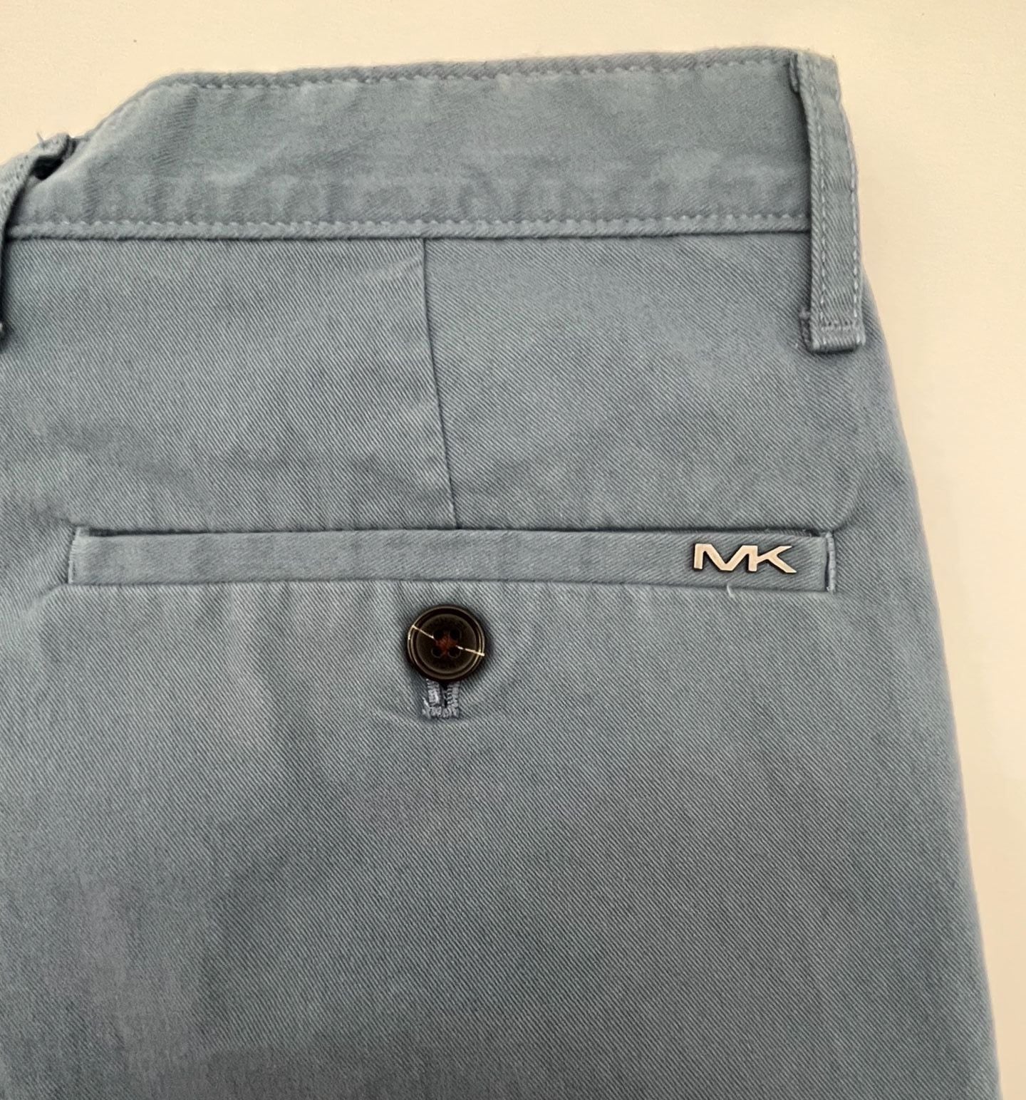 Michael Kors MK Dusty Blue Chino Shorts Men's Size 30 preppy golf country club 7