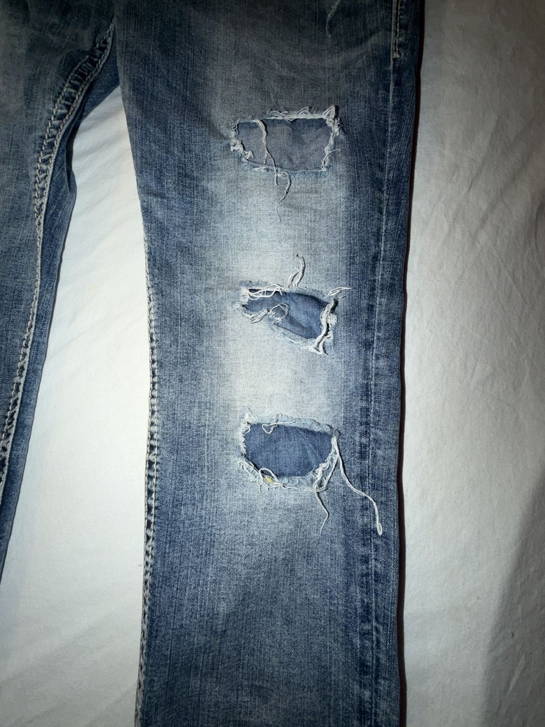 Silver Jeans Co. Fluid Denim Boyfriend Distressed Jeans 4