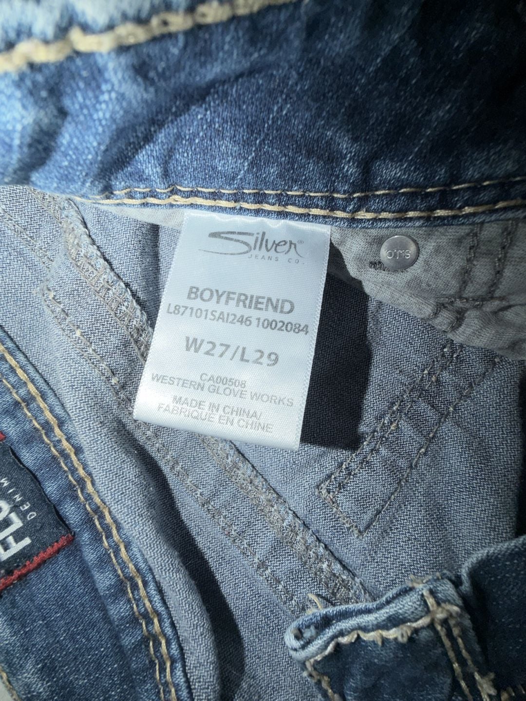 Silver Jeans Co. Fluid Denim Boyfriend Distressed Jeans 9