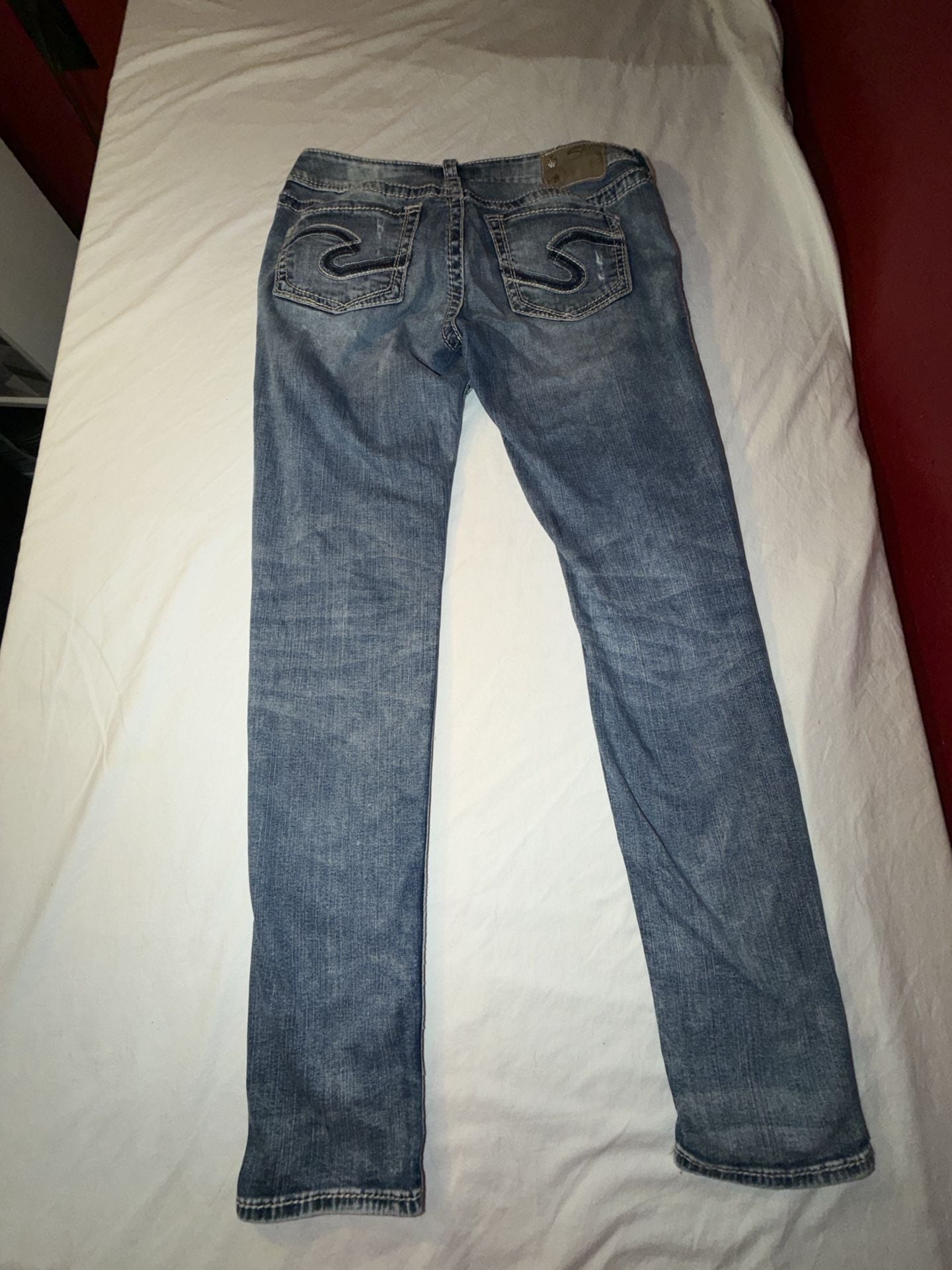 Silver Jeans Co. Fluid Denim Boyfriend Distressed Jeans 10