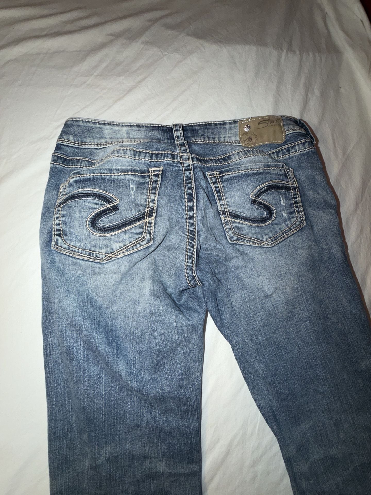 Silver Jeans Co. Fluid Denim Boyfriend Distressed Jeans 11