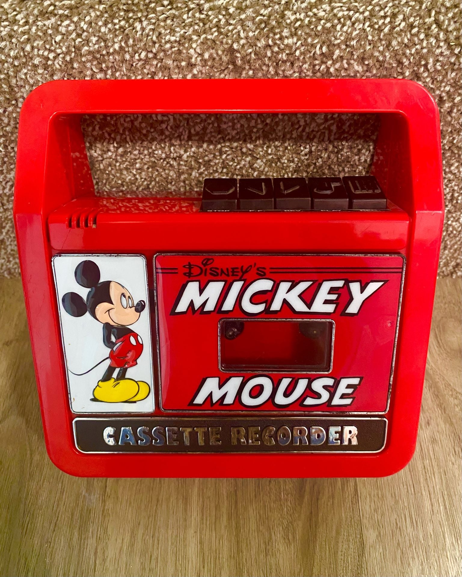 Disney Mickey Mouse Cassette Recorder. 1