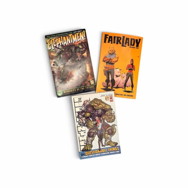 Elephantmen 2260 Book 1 Memories of the Future & Fairlady Volume One Comic Books Lot